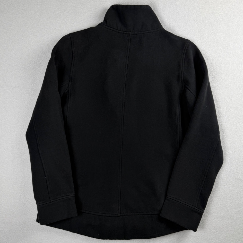 Lululemon Women's Fleece Be True Asymmetrical Mock Neck Jacket Black Sz 6 - Picture 7 of 11